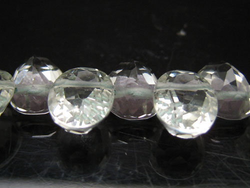 宝石質オーバルブリリアントカット プラシオライト（グリーンアメジスト） 5粒販売